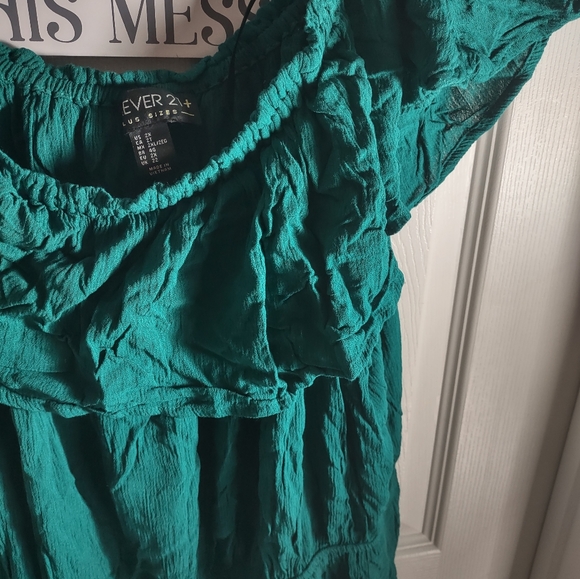 Forever 21 Turquoise Summer Top - Picture 4 of 5